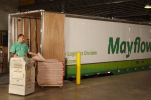 Metcalf Moving Truck in Warehouse