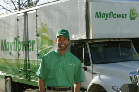 Metcalf Mover standing infront of Metcalf Movnig truck